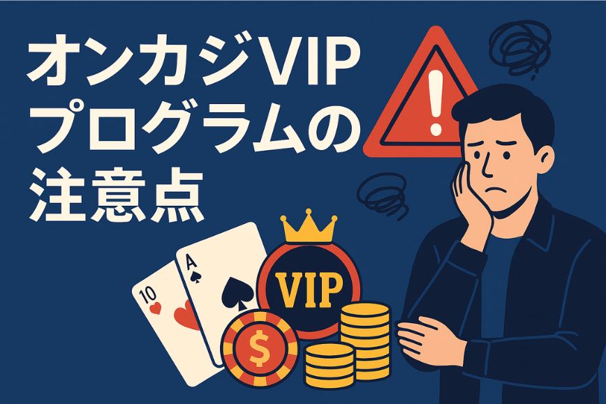 オンカジ-VIPプログラムの注意点