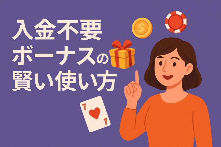 入金不要ボーナスの賢い使い方